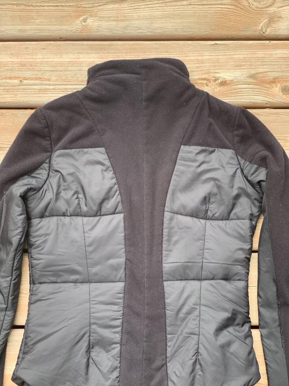 Lululemon St Moritz Puffer Jacket Women's 6 Black Quilted Fleece Full Zip Coat - Picture 6 of 13